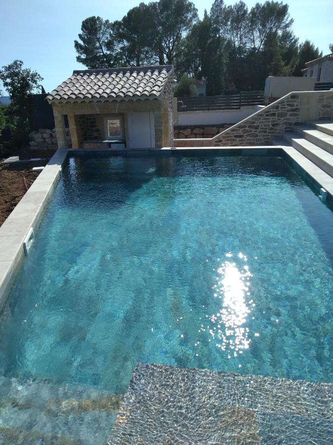 Studio Faillant Lorgues Spa Privatif Avec Superbe Piscine Ngoại thất bức ảnh